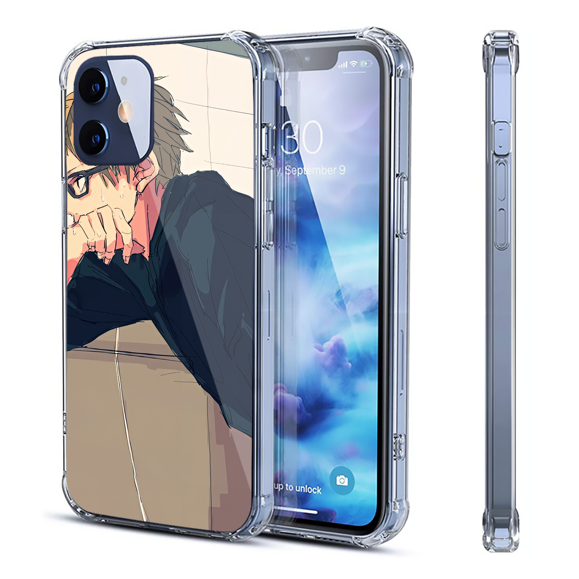 （画像用） ハイキュー!! Haikyu!! 【iPhone 12シリーズ対応】透明スマホケース（クリアソフトケース）